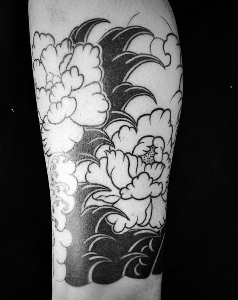 彫茜打雾进度～纹身图片_老传统纹身图案