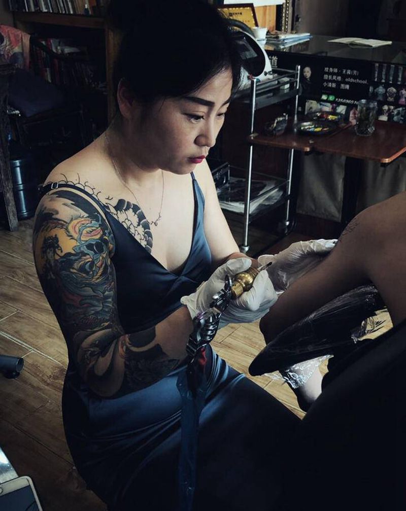 收工打烊～纹身图片_老传统纹身图案