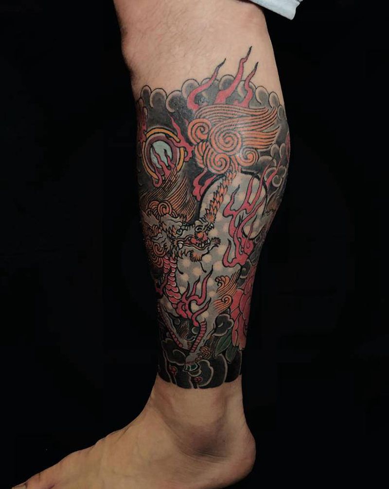 今日收工～纹身图片_老传统纹身图案