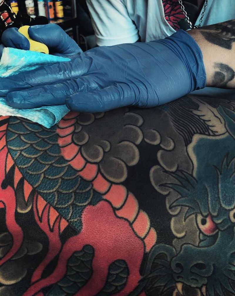 收工 打烊～纹身图片_老传统纹身图案