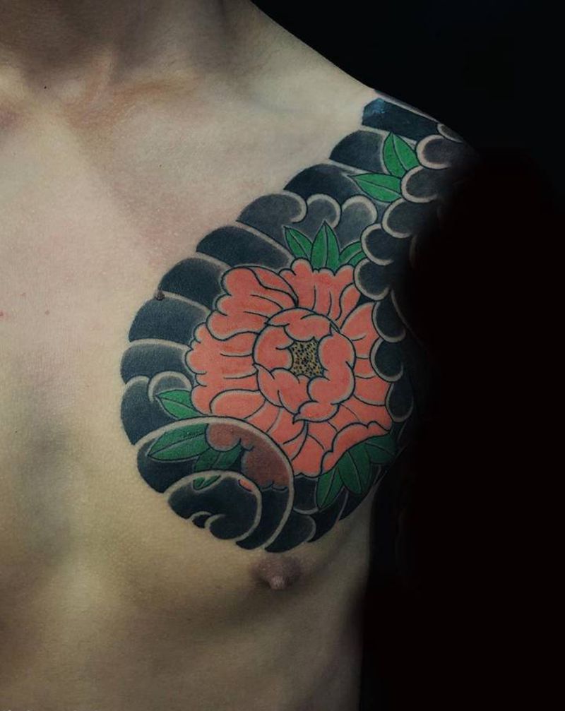 圆你一个半胛梦～[机智]纹身图片_老传统纹身图案