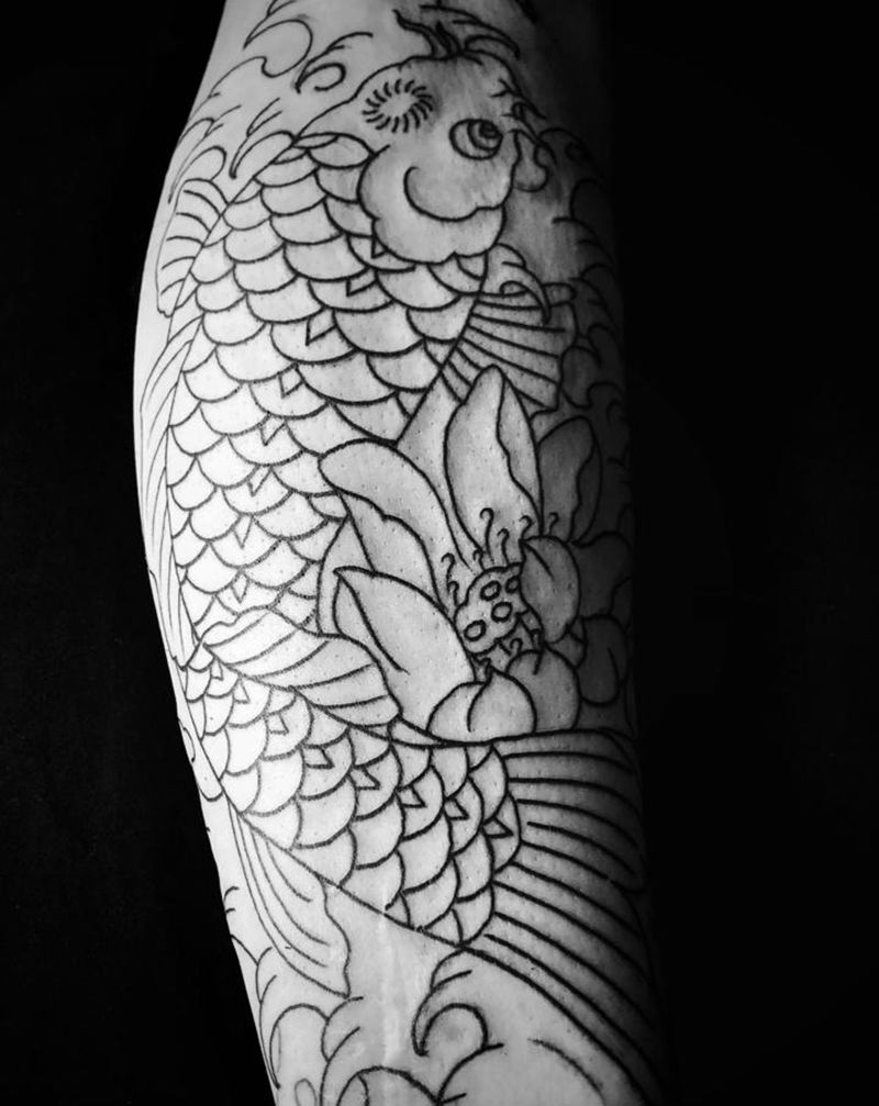 今日进度～纹身图片_老传统纹身图案