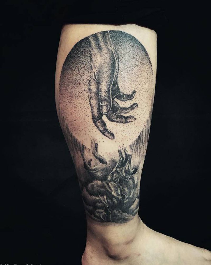 刺林今日点刺作品～纹身图片_点刺纹身图案