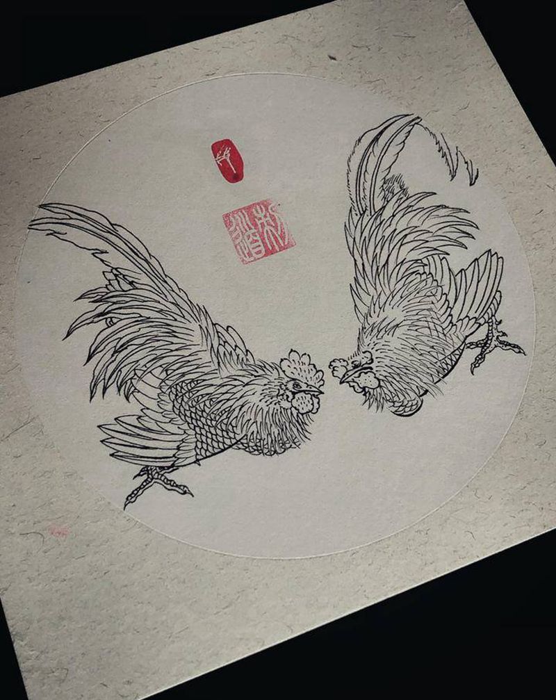 早课习作～纹身图片_老传统纹身图案