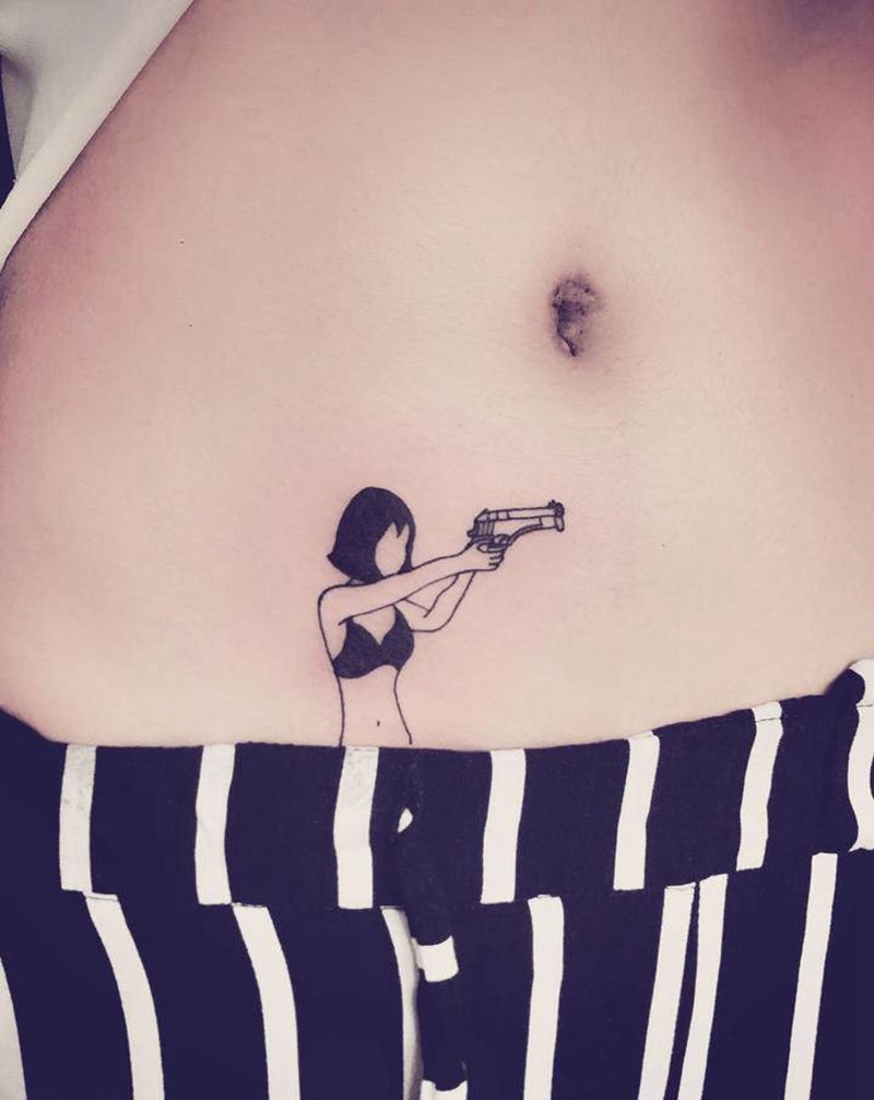 福利小刺纹身图片_图腾纹身图案