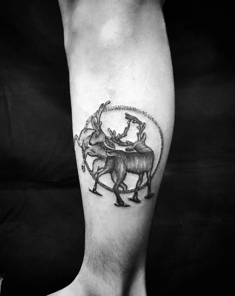 刺林今日作品～纹身图片_点刺纹身图案