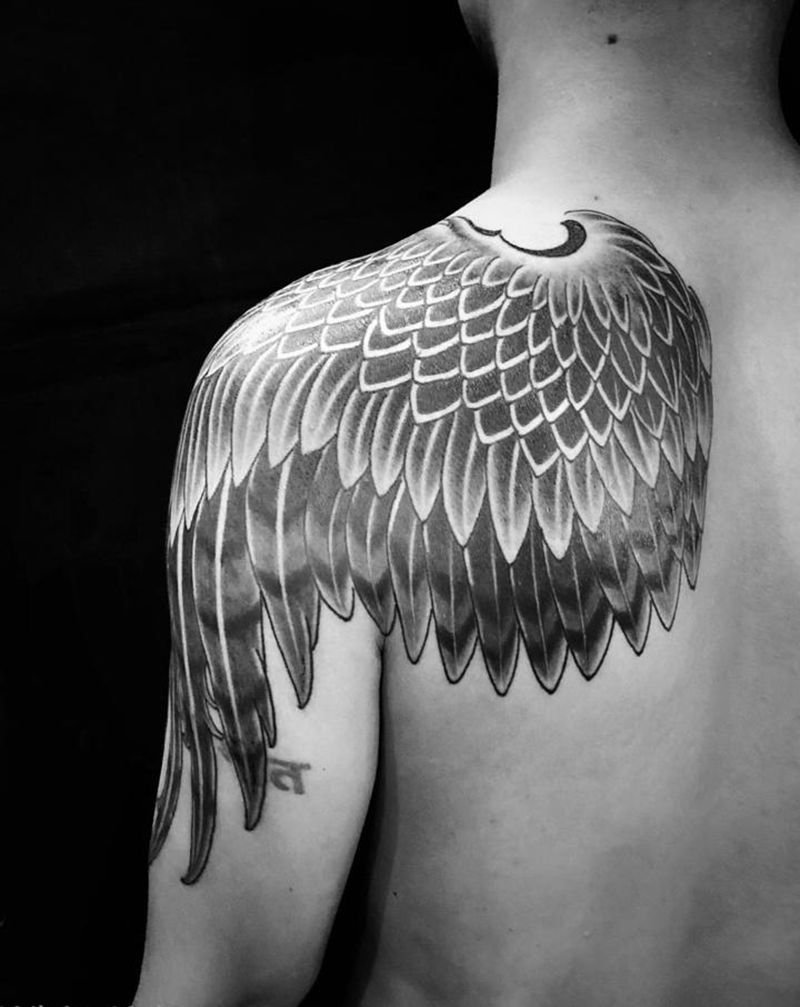 今日小刺～纹身图片_背部纹身图案