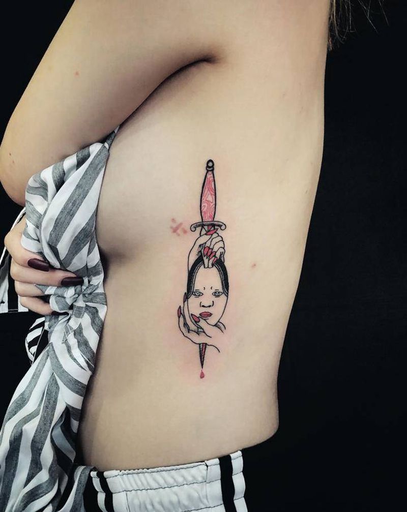 刺艺堂-刺林今日作品～纹身图片_点刺纹身图案