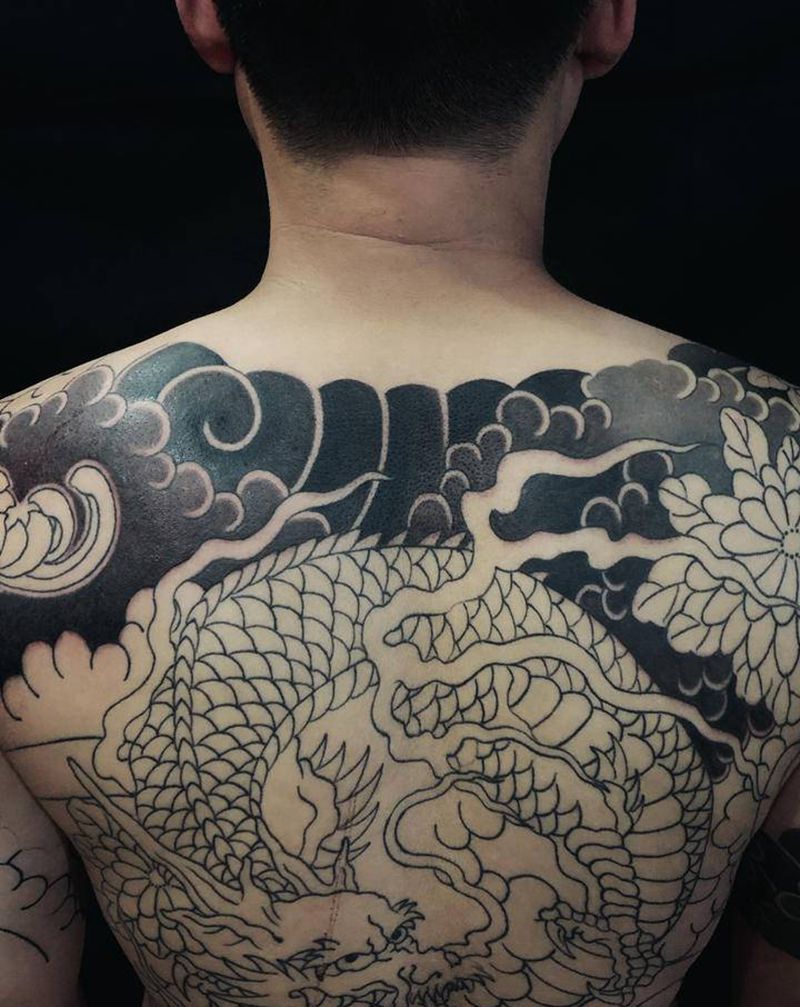 今日进度～纹身图片_老传统纹身图案