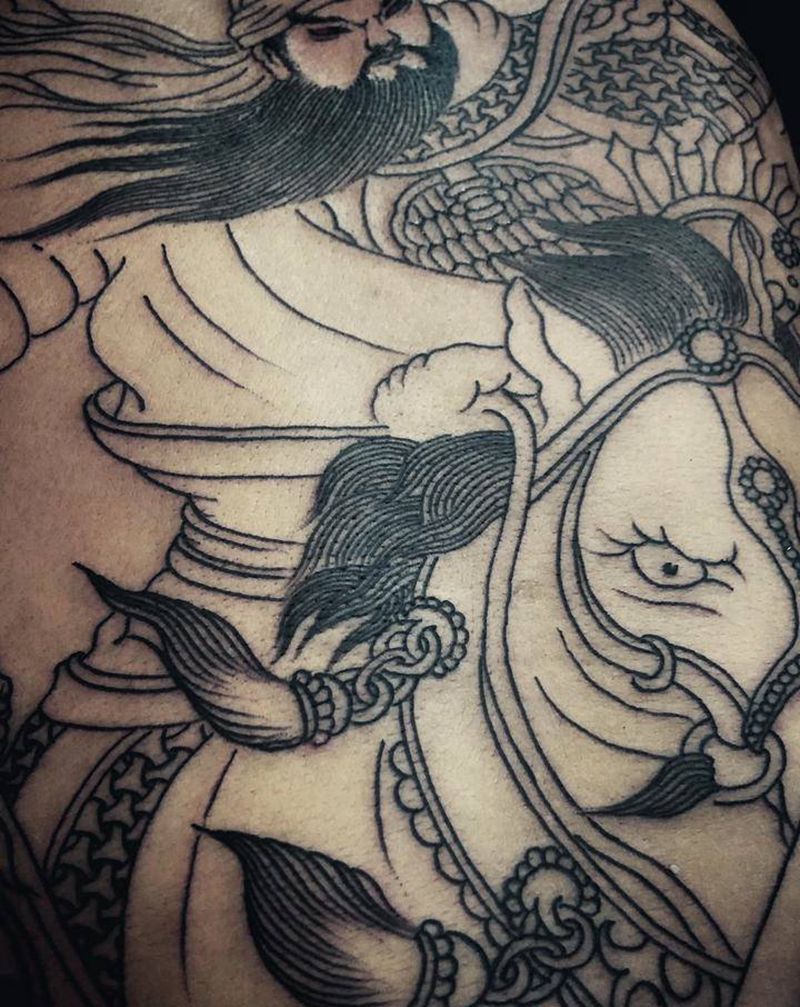 近日进度～纹身图片_老传统纹身图案