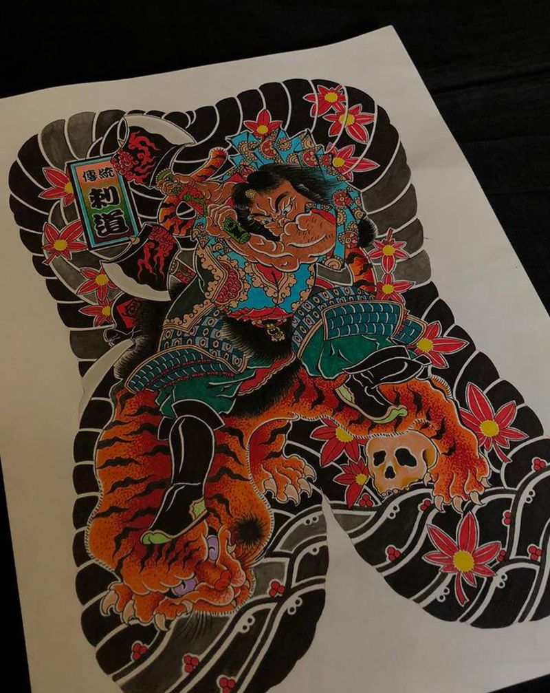 号外 号外！刺艺堂-刺道老师征纹身图片_老传统纹身图案