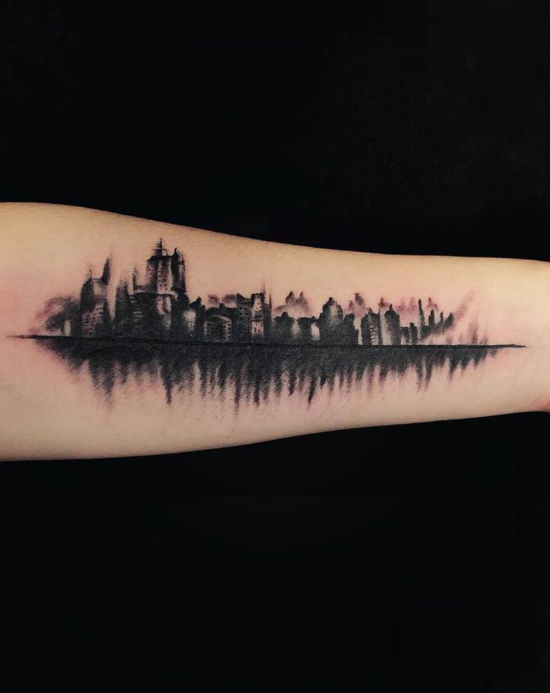 今日覆盖～纹身图片_水墨纹身图案