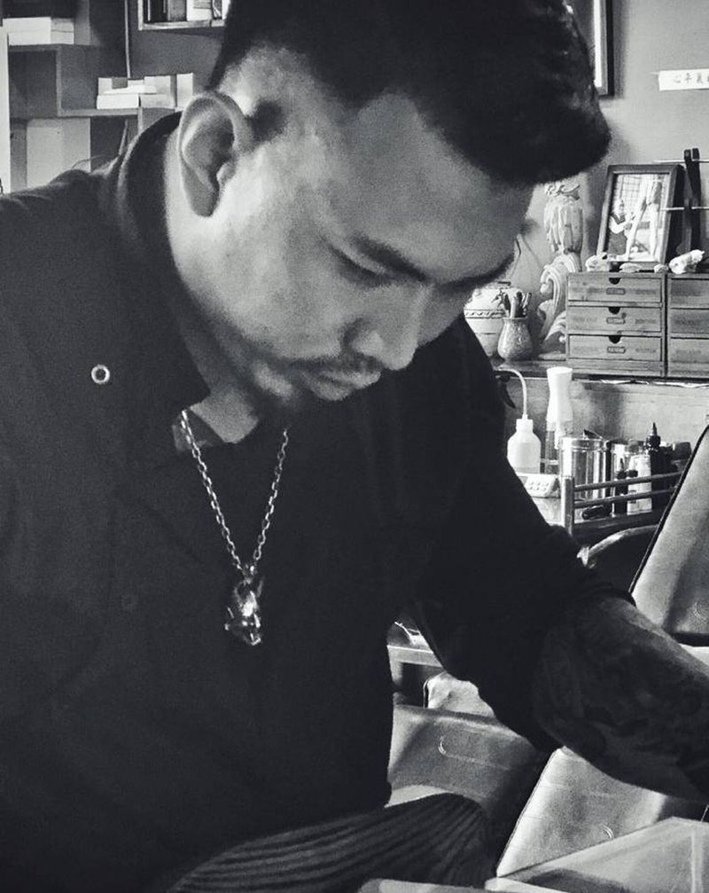 收工咯～纹身图片_老传统纹身图案