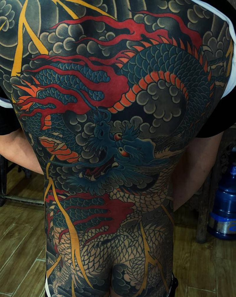 收工 打烊～纹身图片_老传统纹身图案