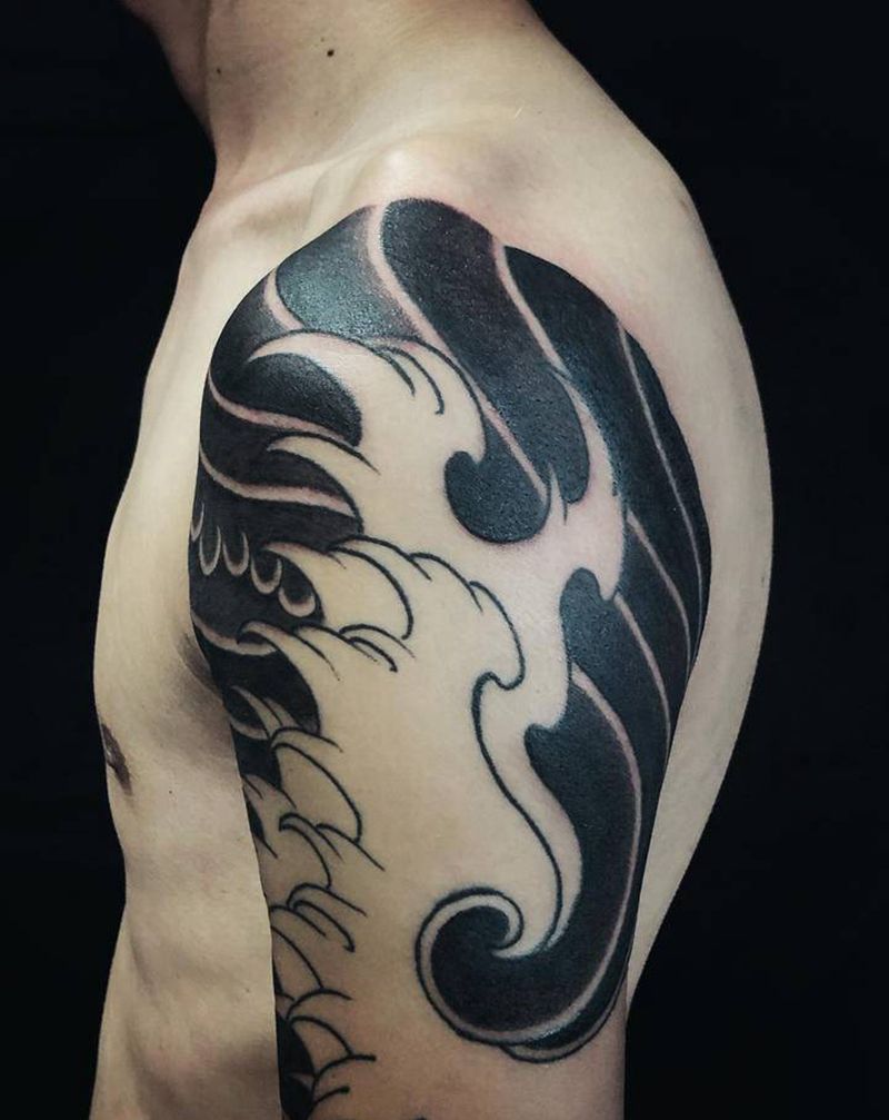 今日进度～纹身图片_老传统纹身图案