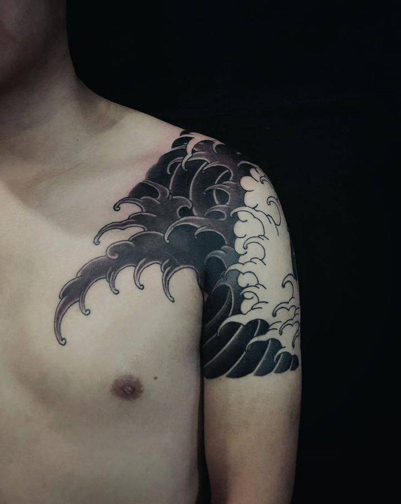 今日进度~纹身图片_老传统纹身图案