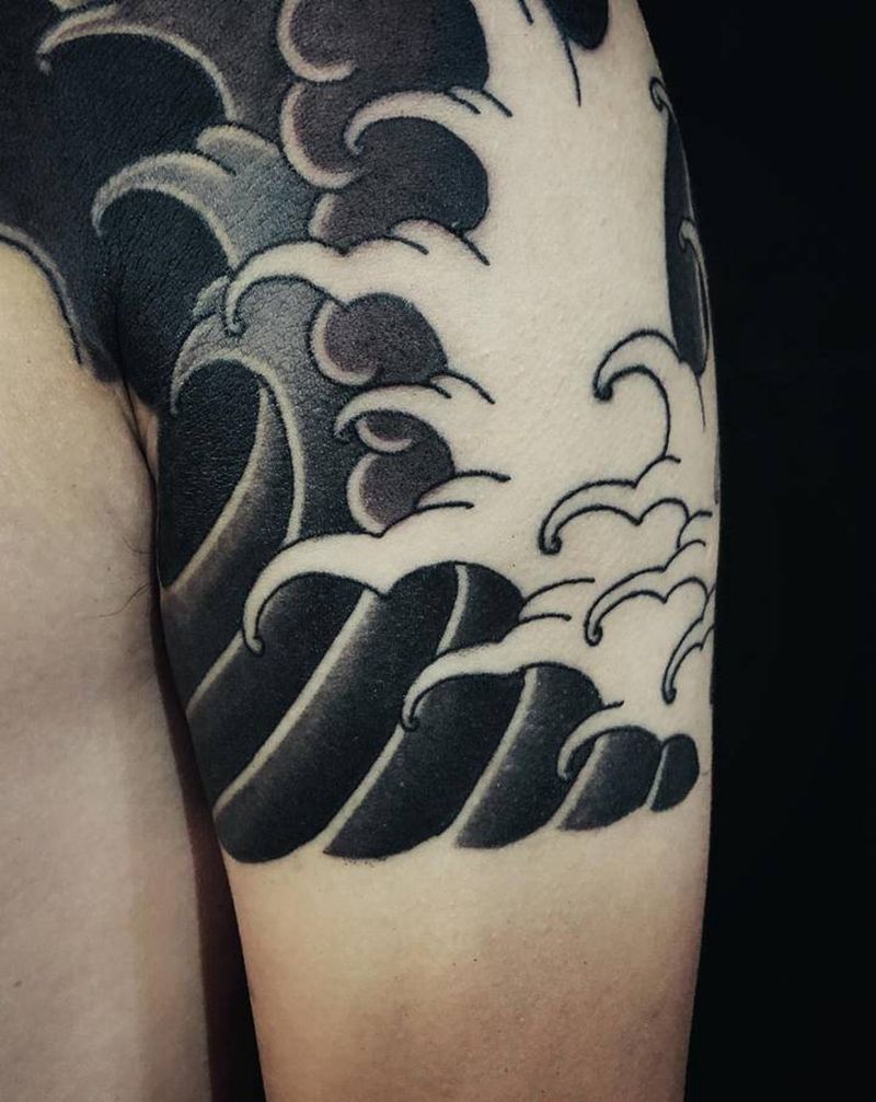 今日进度~纹身图片_老传统纹身图案