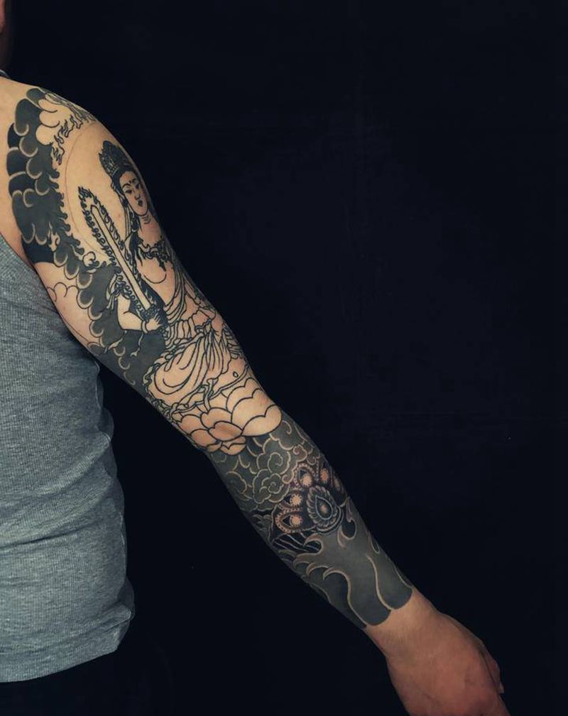 今日进度~纹身图片_老传统纹身图案