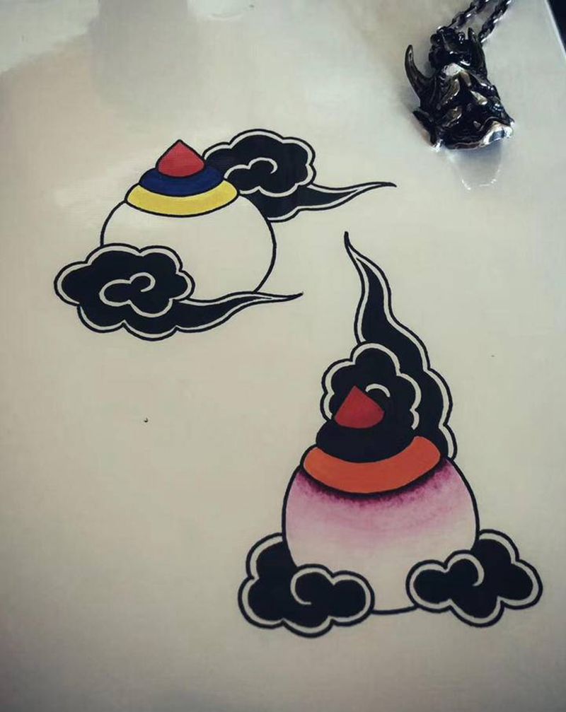 传统小绘 喜欢可约～纹身图片_老传统纹身图案