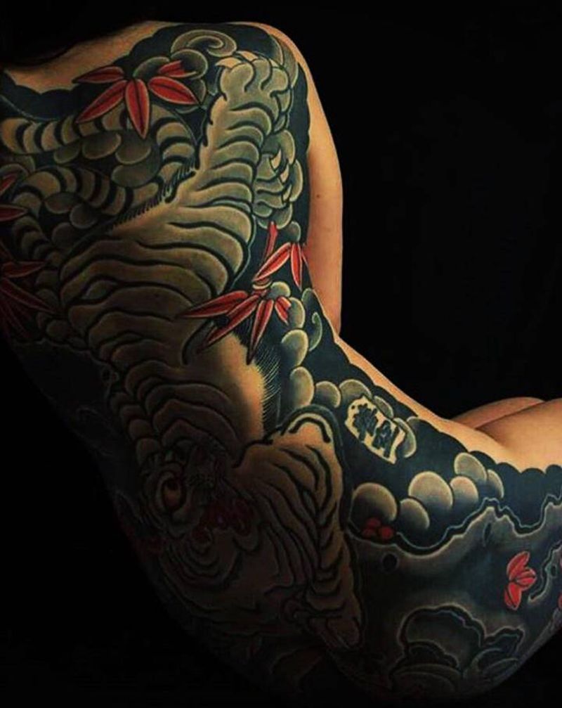 打烊~☔️纹身图片_老传统纹身图案