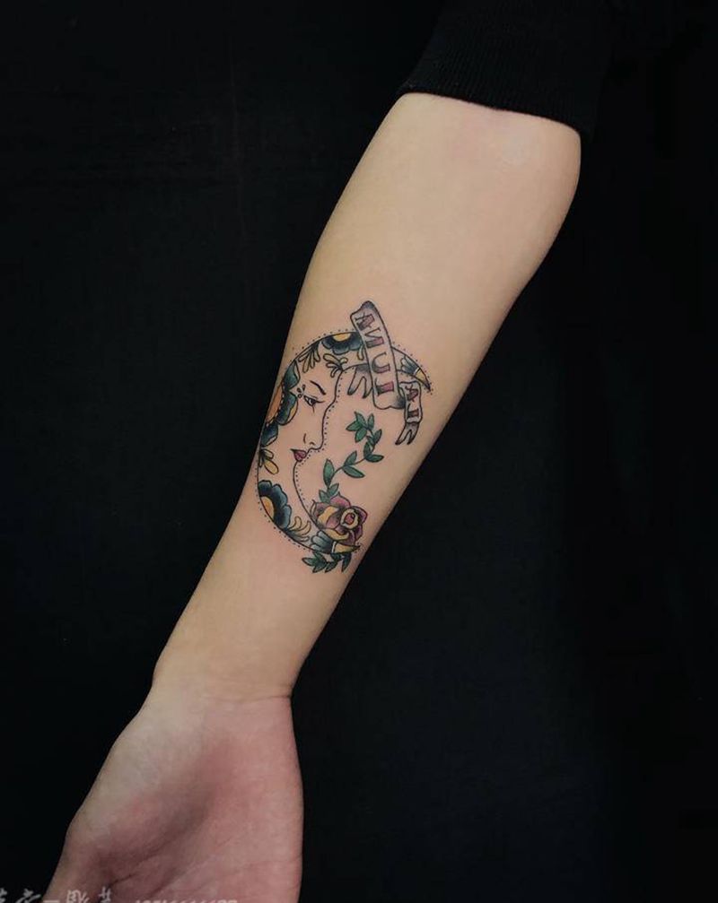 刺艺堂-彫茜老师今日作品纹身图片_Old School纹身图案