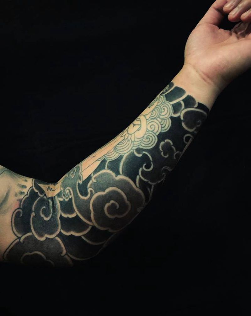 今日进度纹身图片_老传统纹身图案