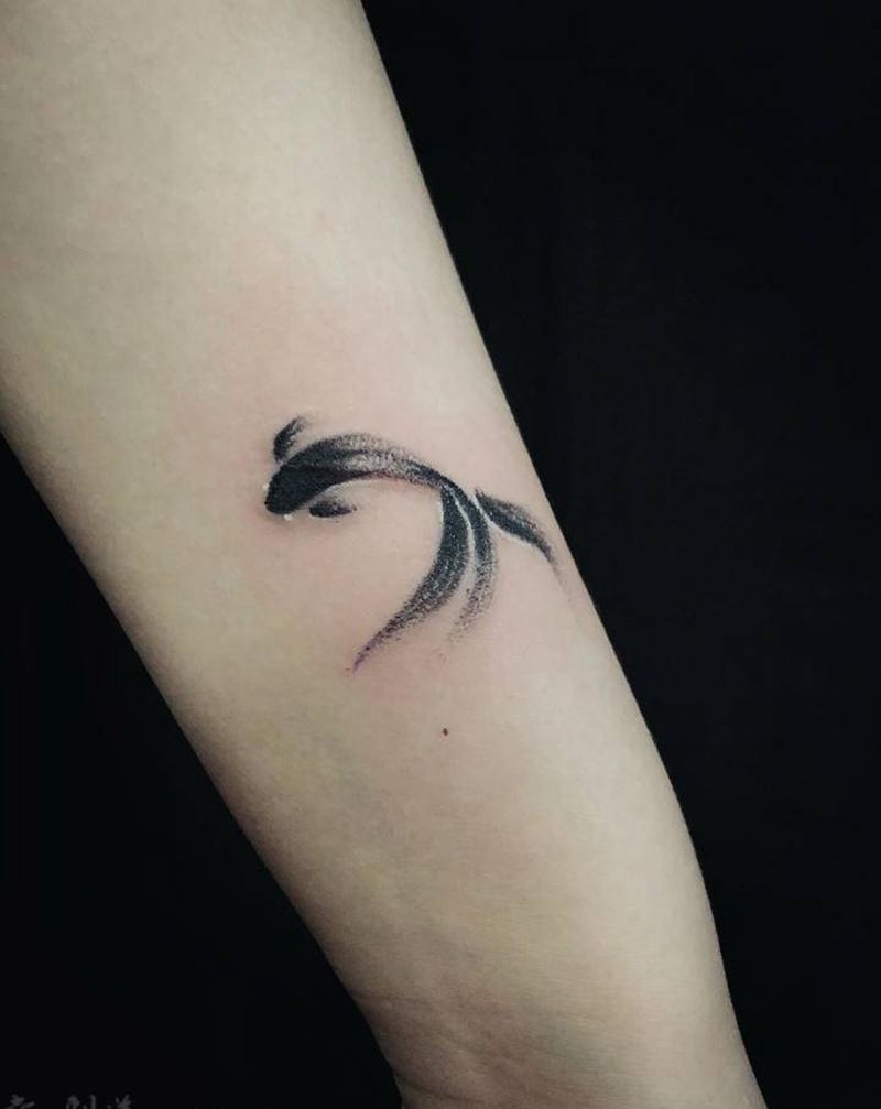 小清新纹身图片_手臂纹身图案