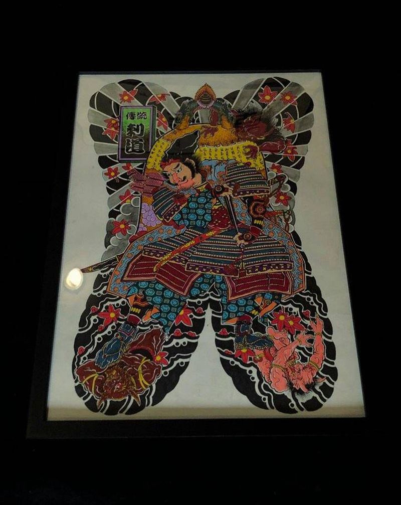 刺艺堂-刺道老师招聘四名满背模纹身图片_老传统纹身图案