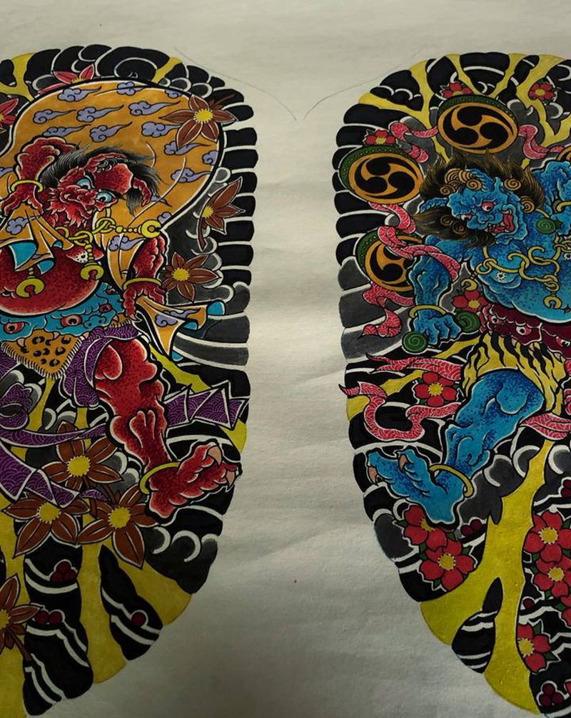 早课～纹身图片_老传统纹身图案