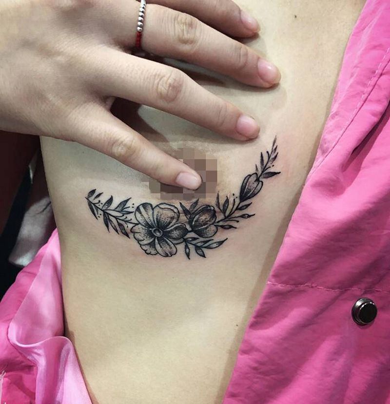 彫茜覆盖作品纹身图片_老传统纹身图案