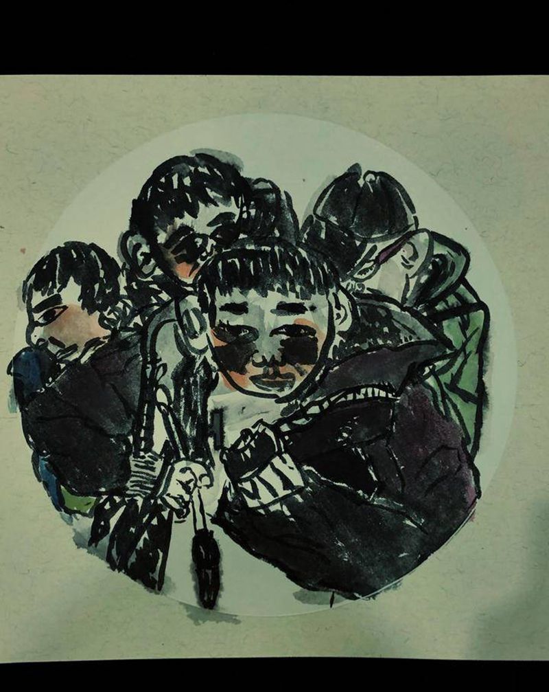 像儿子学习～纹身图片_老传统纹身图案