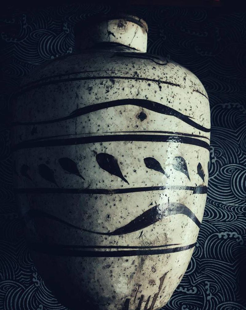 高酒一坛~纹身图片_老传统纹身图案