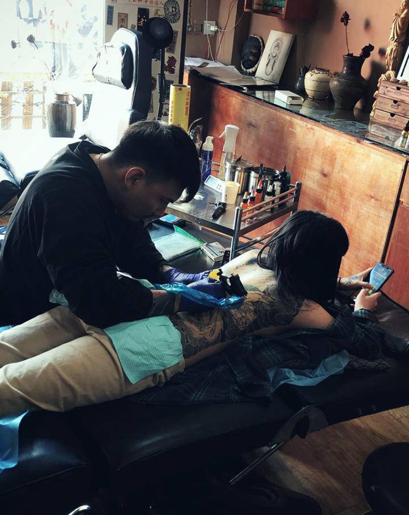 进度~纹身图片_老传统纹身图案