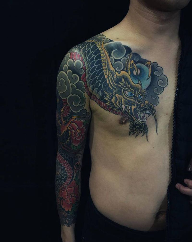 今工～纹身图片_老传统纹身图案