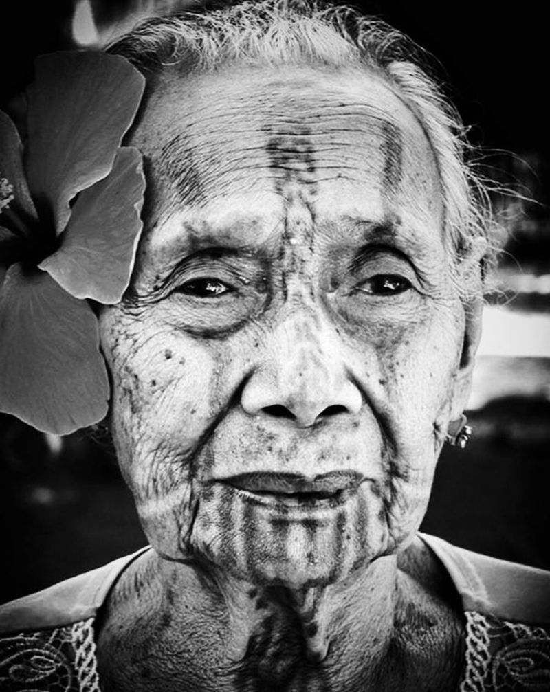 黥面～纹身图片_老传统纹身图案