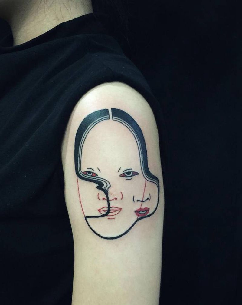 小刺～纹身图片_老传统纹身图案