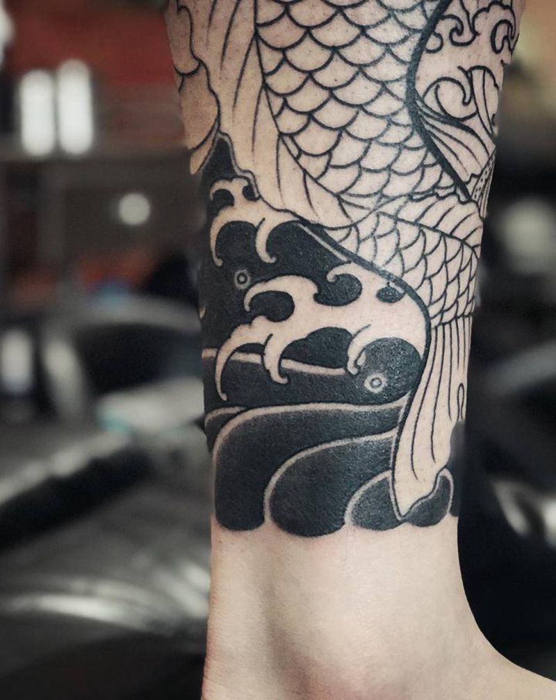 今日三小时进度～纹身图片_老传统纹身图案