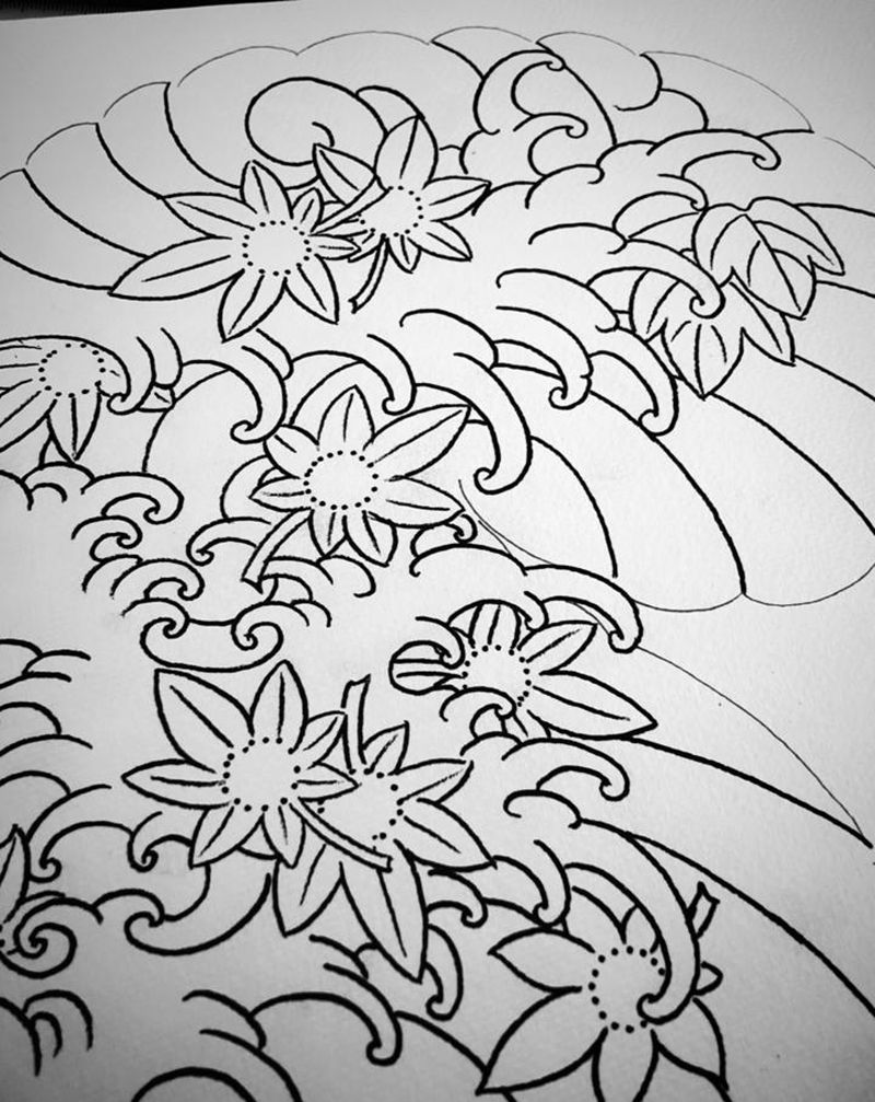 早课～纹身图片_老传统纹身图案