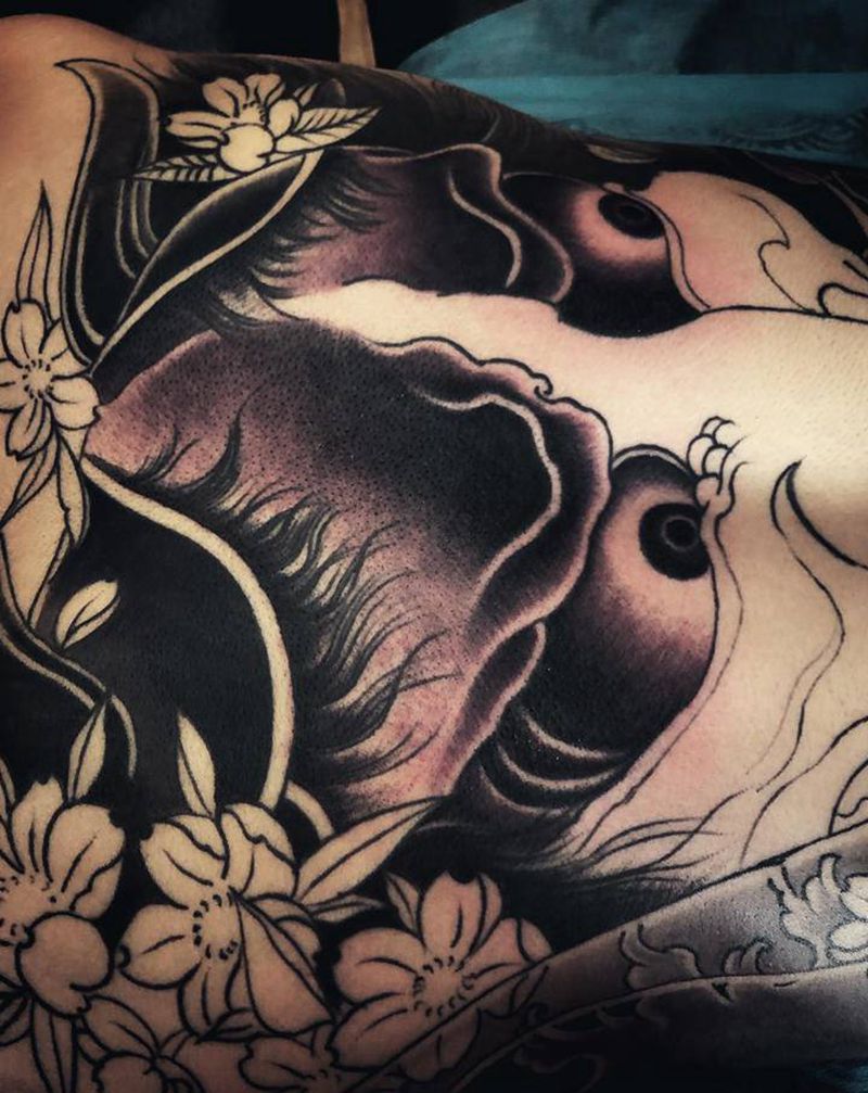 今日进度～纹身图片_老传统纹身图案