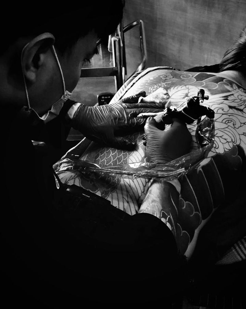 下课喽～纹身图片_老传统纹身图案