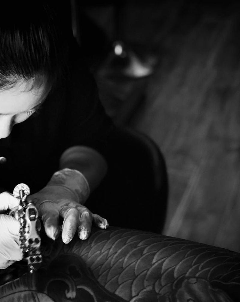 工作花絮～纹身图片_老传统纹身图案