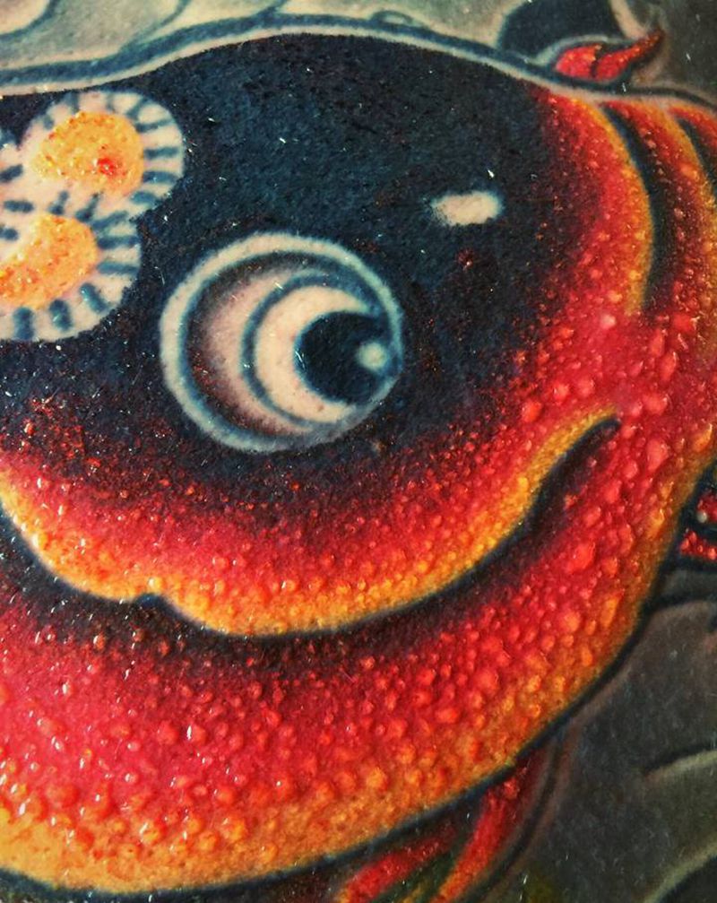 收工～纹身图片_老传统纹身图案