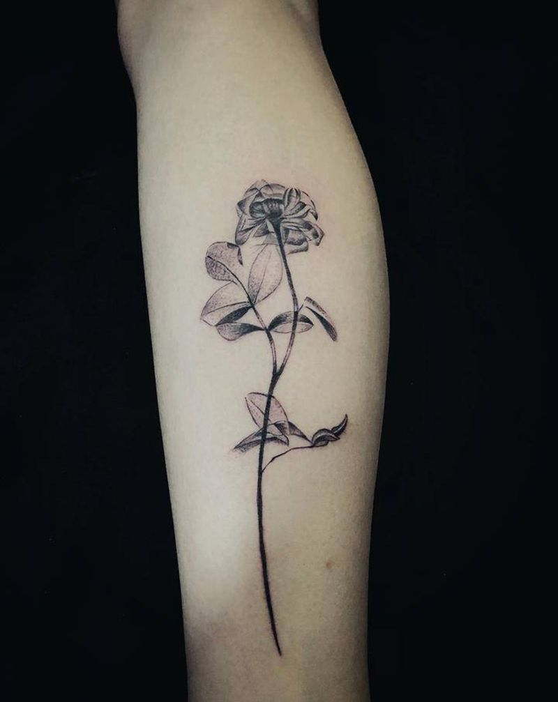 彫茜今日作品～纹身图片_老传统纹身图案