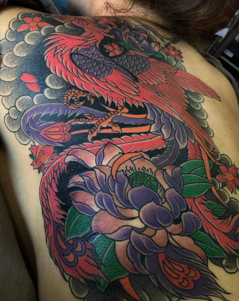 今日入墨 一点彩～纹身图片_老传统纹身图案