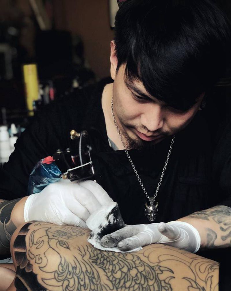 轻松上阵～[耶]纹身图片_老传统纹身图案