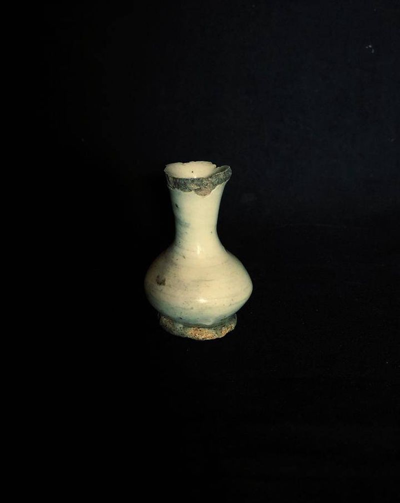 小磁～ ​​​#净瓶 #玉壶春纹身图片_老传统纹身图案