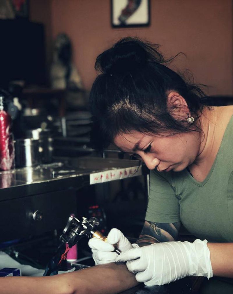 工事～纹身图片_老传统纹身图案