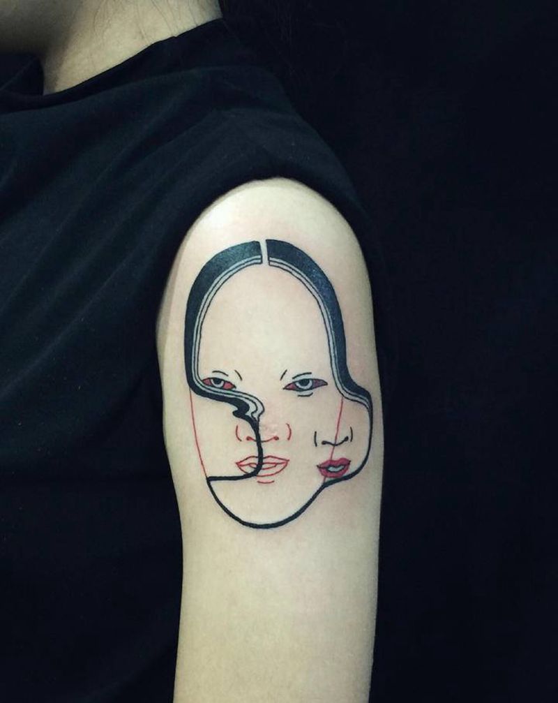 小刺～纹身图片_老传统纹身图案