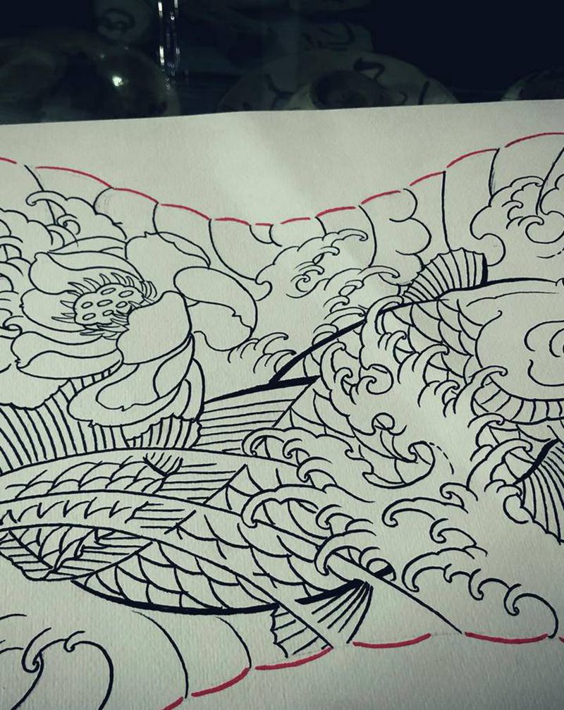 日课～纹身图片_老传统纹身图案