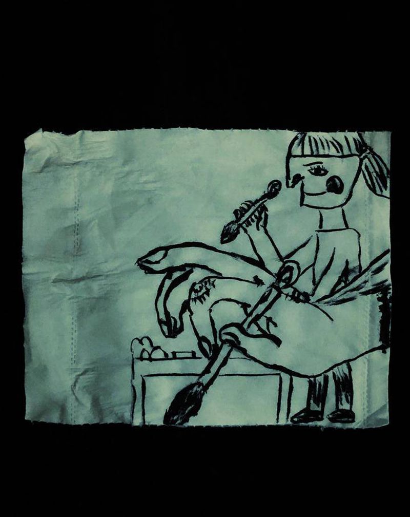 孩子笔下～纹身图片_老传统纹身图案